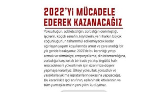 EMEP, SOL Parti ve TKP’den ortak yeni yıl mesajı