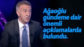 Trabzonspor Başkanı Ahmet Ağaoğlu, "Sallanırız ama yıkılmayız"