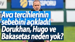 Trabzonspor'da Abdullah Avcı maç öncesinde konuştu