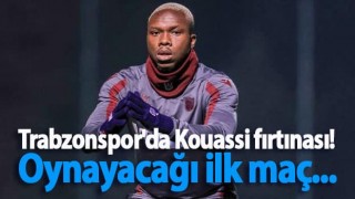 Trabzonspor'da Kouassi fırtınası! Oynayacağı ilk maç...