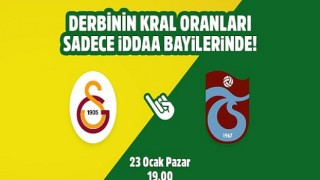 Galatasaray-Trabzonspor derbisinin Kral Oranlar’ı sadece iddaa bayilerinde