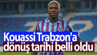 Jean Evrard Kouassi Trabzon'a dönüş tarihi belli oldu