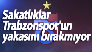 Sakatlıklar Trabzonspor'un yakasını bırakmıyor!