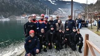 Trabzon itfaiyesi arama kurtarma görevlerine hazır