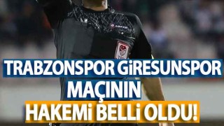 Trabzonspor-Giresunspor maçının hakemi belli oldu