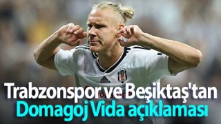 Trabzonspor ve Beşiktaş'tan Domagoj Vida açıklaması