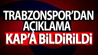 Trabzonspor'da yeni atama KAP'a bildirildi.