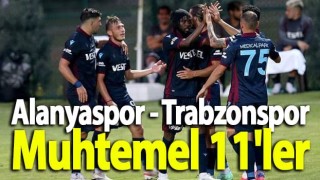 Alanyaspor - Trabzonspor Muhtemel 11'ler