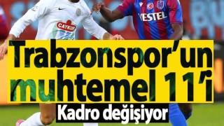İşte Çaykur Rizespor Trabzonspor maçında muhtemel 11'i