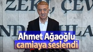 Trabzonspor Kulübü Başkanı Ahmet Ağaoğlu camiaya seslendi