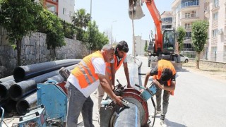 Aski KUuşadası’nda Altyapı Hatlarını Yenilemeye Devam Ediyor