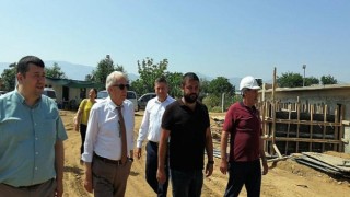 Başkan Eriş’ten çevreye duyarlı tesisin inşaatına inceleme