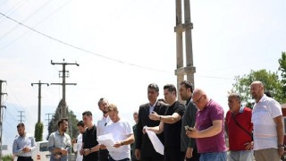 Başkan Kocaman Uzunbey’de Dere Islahı Çalışmalarını İnceledi