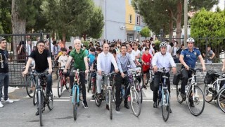 Aliağa’da Pedallar Sağlık İçin Çevrildi
