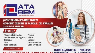 Atabem yaz kurslarına kayıtlar başladı...Antalya