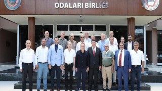 Başkan Böcek AESOB’u ziyaret etti..Antalya