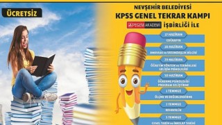 Kpss Tekrar Kampı’na Katılmak İçin Online Kayıt Yaptırabilirsiniz... Nevşehir Belediyesi
