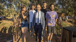 Olivelo Yaşayan Park ilk misafirlerini ağırladı...İzmir
