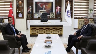 Vali Tuncay Akkoyun’dan Belediye Başkanı Savaş Kalaycı’ya Ziyaret
