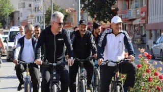 Yahyalı’da Sağlıklı Yaşam İçin Pedal Çevirdiler