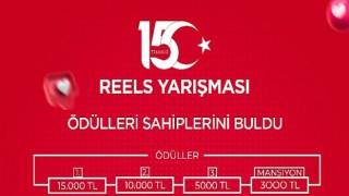 Bağcılar 15 Temmuz Reels yarışmasının ödülleri sahiplerini buldu