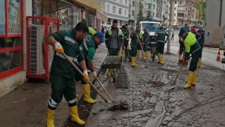 Keçiören’de Sel Felaketinin İzleri Temizleniyor