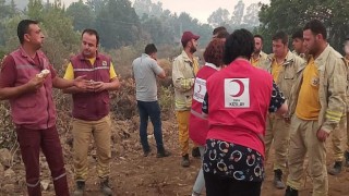 Kızılay Muğla Orman Yangını Ekiplerine Destek Oluyor