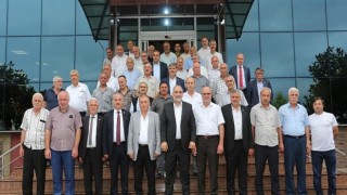 Canik Belediye Başkanı İbrahim Sandıkçı, ilçedeki muhtarlarla bir araya geldi.
