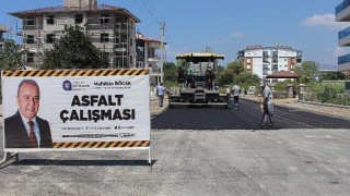 Gazipaşa Kültür Merkezi Yolu Sıcak Asfaltla Kaplandı