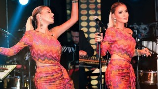 Gülben Ergen dün akşam Bodrum’da Azka Otel’de konser verdi.