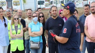 İtfaiye ve AFAD’dan İMES OSB’de tatbikat