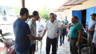 Kemer Belediye Başkanı Necati Topaloğlu, belediye personeli ile bir araya geldi
