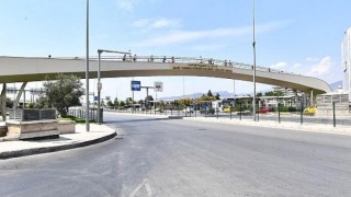 Konak’taki yaya üst geçidinde bakım çalışmaları başlıyor