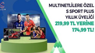 MultiNet’lilere S Sport Plus yıllık üyeliklerinde indirim!