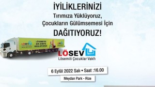 LÖSEV İyilik Tırı Rize’ye geliyor