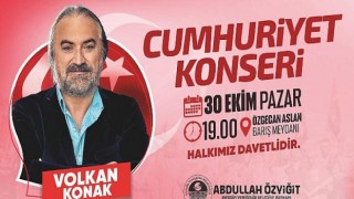 Cumhuriyet’in 99’uncu yılı Yenişehir’de Volkan Konak konseriyle kutlanacak