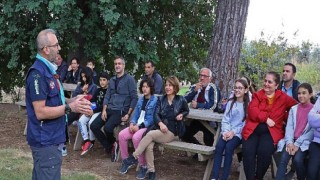 Antalya Büyükşehir izcileri Zeytin Park’ta kamp yaptı