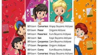 Eğlenceli Atölyeler Kasım Ara Tatilinde Sur Yapı Marka AVM’de
