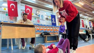 Kocaeli Büyükşehir Spor Okulları öğrencileri testten geçti