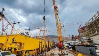 Akkuyu NGS’nin 1’inci Ünı̇tesı̇ne Ait Türbin Binasında İlk Köprülü Vı̇ncı̇n Montajına Başlandı