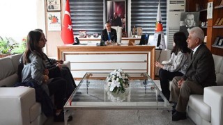 AKÜNSAT’tan Başkan Topaloğlu’na ziyaret