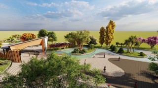 Darıca Millet Bahçesi 3. Etap'ta Millet Kıraathanesi'nin temel kazıları bitti