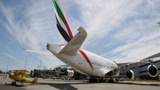 Emirates A380 Yeni Zelanda’ya iniş yaptı