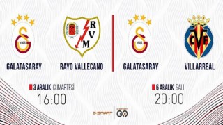 Galatasaray Rayo Vallacanove Galatasaray Villarreal Maçları Canlı Yayınla D-Smart ve D-Smart Go’da