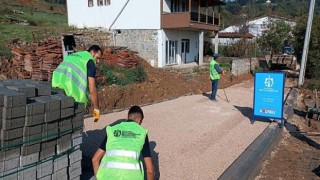 Gebze’nin köylerine 50 bin metrekare parke taşı döşeniyor