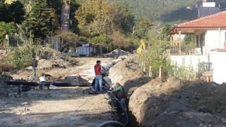 Göynük ve Kuzdere'de içme suyu hattı çalışması