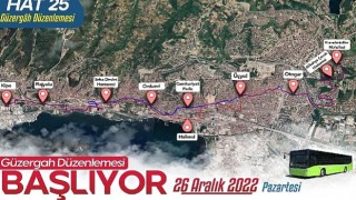 Hat 135 artık Derince'den Yuvam Akarca'ya gidecek