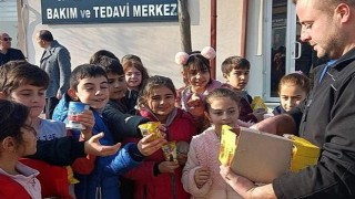 İnegöllü Çocuklar Hayvan Sevgisiyle Büyüyor