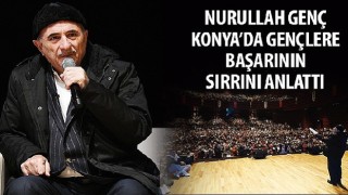 Nurullah Genç Konya'da Gençlere Başarının Sırrını Anlattı