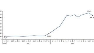 TÜİK Tarım ürünleri üretici fiyat endeksi (Tarım-ÜFE) yıllık %151,03, aylık %4,82 arttı